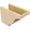 Ekena Millwork 6in. W x 8in. H x 12in. L Asheboro Woodgrain TimberThane Rafter Tail, Primed Tan RFTUR06X08X12ASHRCPR - alternate 4